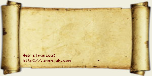 Kristina Sudimac vizit kartica